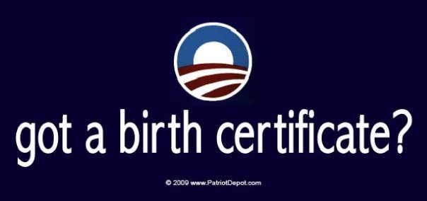 Got birth certificate?